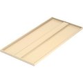Global Equipment Shelves For 36"Wx18"D Storage Cabinet, Tan, 2 Pack 269840TN